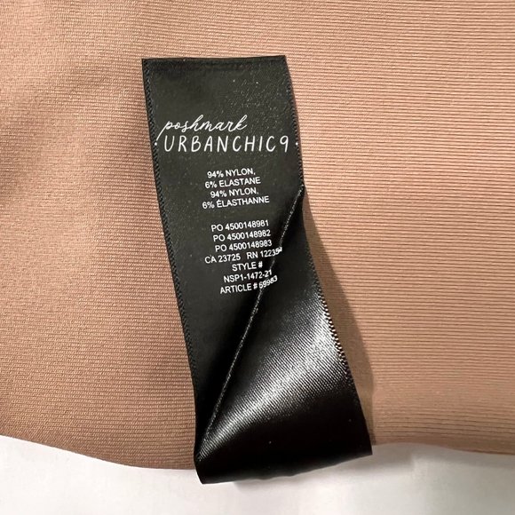 NWT ARITZIA Babaton Contour Squareneck Tank Bodysuit Dark Sand Brown size XS - Picture 11 of 13